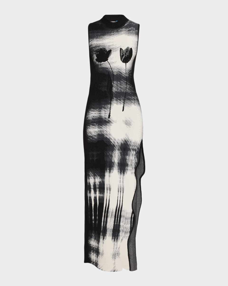 Yuki UV Reactive Wavy Asymmetric Dress